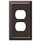 Amerelle Wall Plate, Number of Gangs: 1 Steel, Aged Bronze Finish, Bronze 163DDB - alternate 2